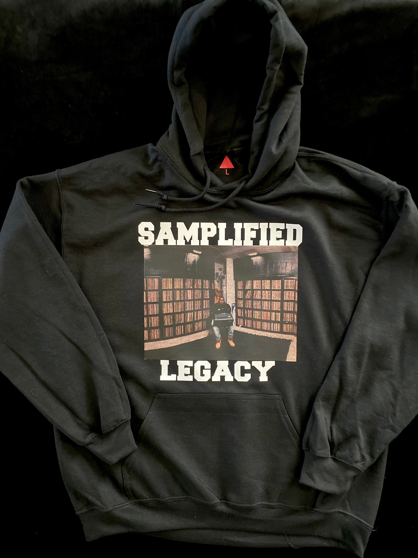 Wall Of Vinyl Hoodie - Black